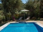 Pool and umbrella Pool and umbrella